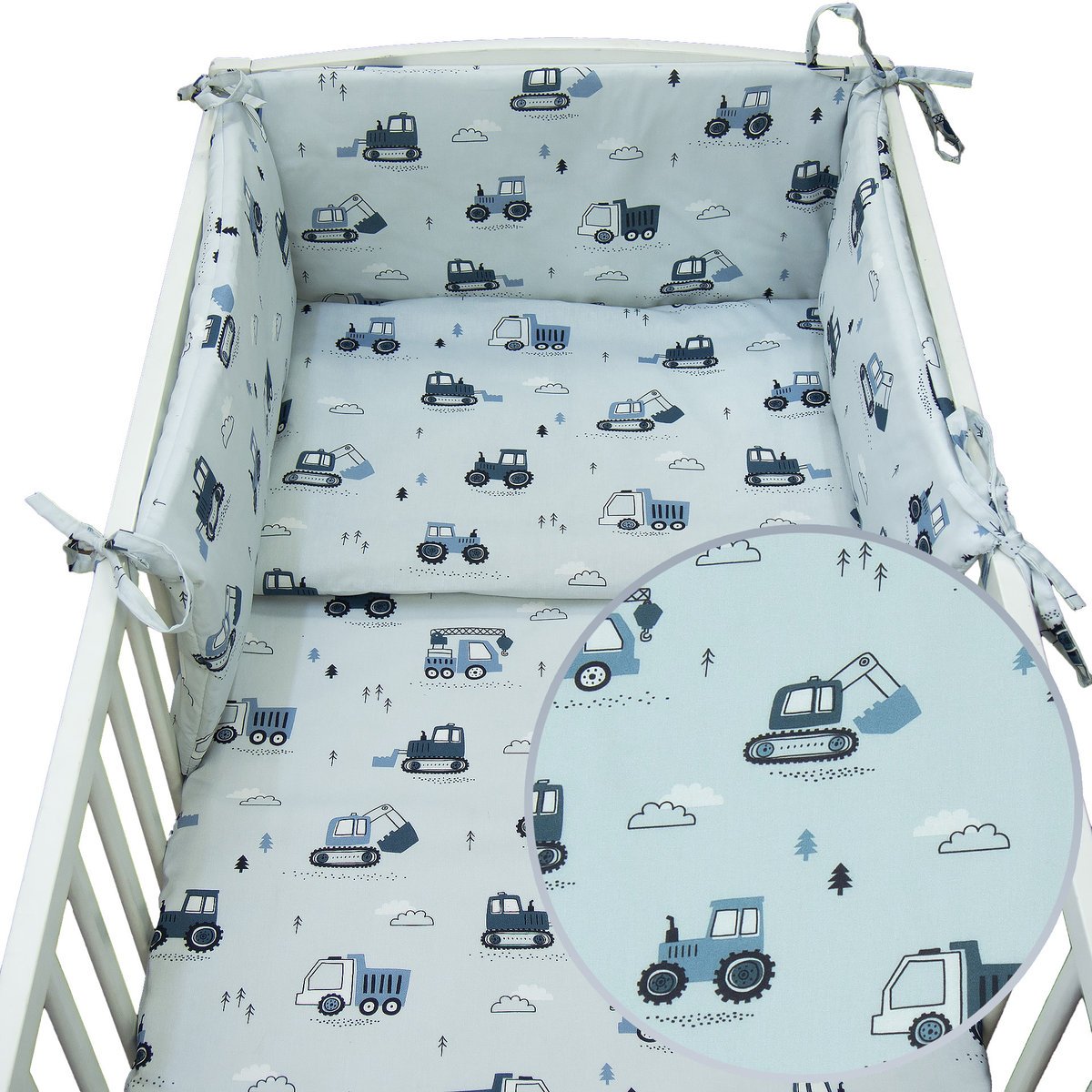 POŚCIEL 120x90 OCHRANIACZ 3el DO ŁÓŻECZKA DLA DZIECI Kerstin