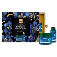 Zestawy kosmetyków damskich - Weleda Blue Gentian & Edelweiss Premium Lifting Care Zestaw krem do twarzy na dzień Blue Gentian & Edelweiss Contouring Day Cream 40 ml + serum do twarzy Blue Gentian & Edelweiss Contouring Face Serum 30 ml - miniaturka - grafika 1