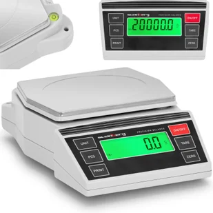 Waga laboratoryjna jubilerska precyzyjna LCD 2-20000g / 0.1 g - Wagi specjalistyczne - miniaturka - grafika 1