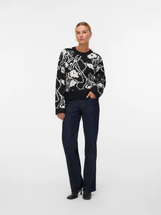 Vero Moda Sweter w kolorze czarnym - Swetry damskie - miniaturka - grafika 1