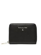 Portfele - Patrizia Pepe Duży Portfel Damski CQ8512/L001 K103 Czarny - miniaturka - grafika 1