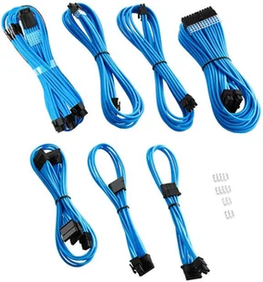 CableMod CableMod C-Series PRO ModMesh 12VHPWR Cable Kit for Corsair RM, RMi, RMx Black Label - light blue - Kable komputerowe i do monitorów - miniaturka - grafika 1
