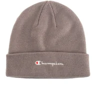Czapki i chusty sportowe męskie - Czapka Champion Script Logo Beanie 806064-ES072 - szara - miniaturka - grafika 1