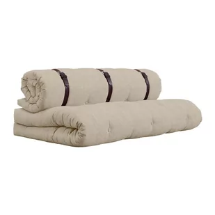 Sofa rozkładana z beżowym obiciem Karup Design Buckle Up Linen - Sofy i kanapy - miniaturka - grafika 1