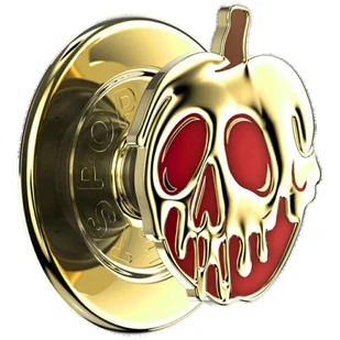 Uchwyt i podstawka do telefonu Popsockets Round Disney Enamel Poison Apple MagSafe złoty 114075 - Selfie stick - miniaturka - grafika 1