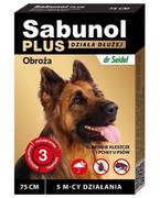 Artykuły przeciw pasożytom - Dermapharm Laboratorium Sabunol Plus Obroża przeciw pchłom i kleszczom dla psa 75cm 23593-uniw - miniaturka - grafika 1