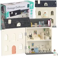 Klocki - CLASSIC WORLD Drewniany Domek dla Lalek Vintage - miniaturka - grafika 1
