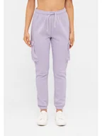 Spodnie sportowe damskie - Bench Spodnie dresowe "Liat" w kolorze fioletowym - miniaturka - grafika 1