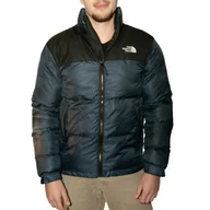 Kurtki męskie - The North Face Granatowa Kurtka Męska Zimowa Na Zamek Oryginalna TNF r. S - miniaturka - grafika 1