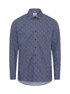 Koszule męskie - Olymp Level Five Koszula męska Mężczyźni Slim Fit Bawełna niebieski|wielokolorowy wzorzysty, 38 - miniaturka - grafika 1