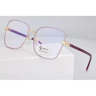 Okulary korekcyjne, oprawki, szkła - Okulary kocie do komputera damskie z filtrem BLUE Light zerówki 2578-1 - miniaturka - grafika 1