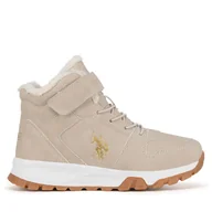 Buty dla dziewczynek - Trzewiki U.S. Polo Assn. MELITA001K/DY1 Beżowy - miniaturka - grafika 1