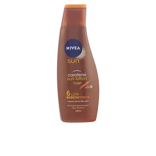 NIVEA Mleko SUN MARCHEW SPF6 Ochrona przeciwsłoneczna 200 ml Damski - Balsamy i kremy do opalania - miniaturka - grafika 1