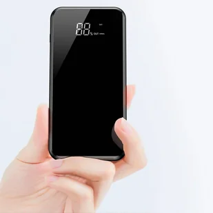 Baseus Bracket Wireless Charger power bank 8000 mAh bezprzewodowa ładowarka Qi czarny (PPALL-EX01) - Ładowarki do telefonów - miniaturka - grafika 5