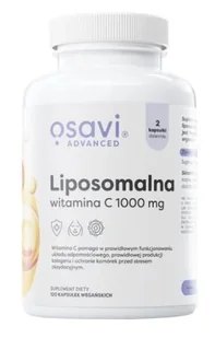 Osavi - Liposomalna Witamina C, 1000mg, 120 vkaps - Witaminy i minerały - miniaturka - grafika 1
