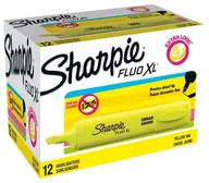 Przybory szkolne - Paper Mate Zakreślacz żółty Fluo Paper Mate Xl pudełko A 12 - miniaturka - grafika 1