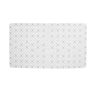 Maty antypoślizgowe - Mata łazienkowa Tiles 68 x 38 cm biały Malva - miniaturka - grafika 1