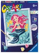 Malowanie po numerach - CreArt dla dzieci Malowanie po numerach Syrenka 23568 - miniaturka - grafika 1