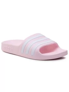 adidas Klapki adilette Aqua K FY8072 Różowy - Buty dla dziewczynek - miniaturka - grafika 1