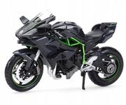 Samochody i pojazdy dla dzieci - Kawasaki H2 R Ninja Model Motocykl Skala 1:12 - miniaturka - grafika 1