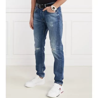 Spodnie męskie - Pepe Jeans London Jeansy | Tapered fit - grafika 1