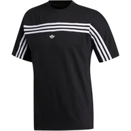 Odzież trekkingowa damska - Adidas, Koszulka męska, 3STRIPE SS TEE FM1535, czarny, rozmiar L - miniaturka - grafika 1