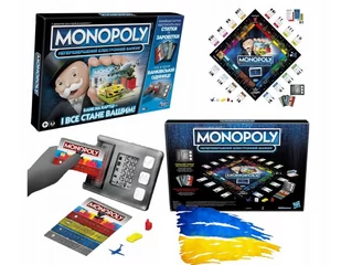 Gra Planszowa Monopoly Super Electronic Banking Ukraiński - Gry planszowe - miniaturka - grafika 1