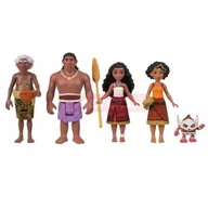 Lalki dla dziewczynek - DISNEY MOANA VAIANA zestaw małych lalek + akcesoria do zabawy JBT77 - miniaturka - grafika 1