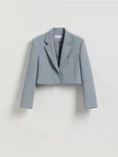 Marynarki i żakiety damskie - Reserved - Krótka marynarka - granatowy - miniaturka - grafika 1