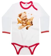 Body dla niemowląt - Body dziecięce Boho Misio Pluszak Pilot Samolotu Dzień Misia 98/104 - miniaturka - grafika 1
