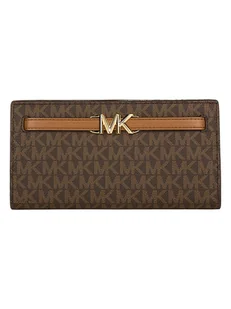 Michael Kors Portfel w kolorze brązowym - 19 x 10 x 2 cm - Portfele - miniaturka - grafika 1