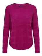 Swetry damskie - Bestseller A/S Damski sweter ONLCAVIAR L/S KNT NOOS, Cerise, XXXL, Cerise, 3XL - miniaturka - grafika 1