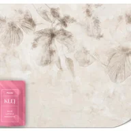 Fototapety - FOTOTAPETA ŚCIENNA DO SALONU LIŚCIE NATURA BEŻOWA TAPETA STYL BOHO 100x70 - miniaturka - grafika 1