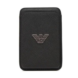 Etui na karty kredytowe Emporio Armani EM003599 AF13666 UC001 Czarny - Etui na dokumenty i karty - miniaturka - grafika 1