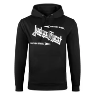Bluzy męskie - bluza JUDAS PRIEST - BRITISH STEEL LOGO kangurka z kapturem-XXL - miniaturka - grafika 1