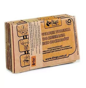 Dingo Papierowe torebki na odchody 10szt - Woreczki na psie odchody - miniaturka - grafika 1
