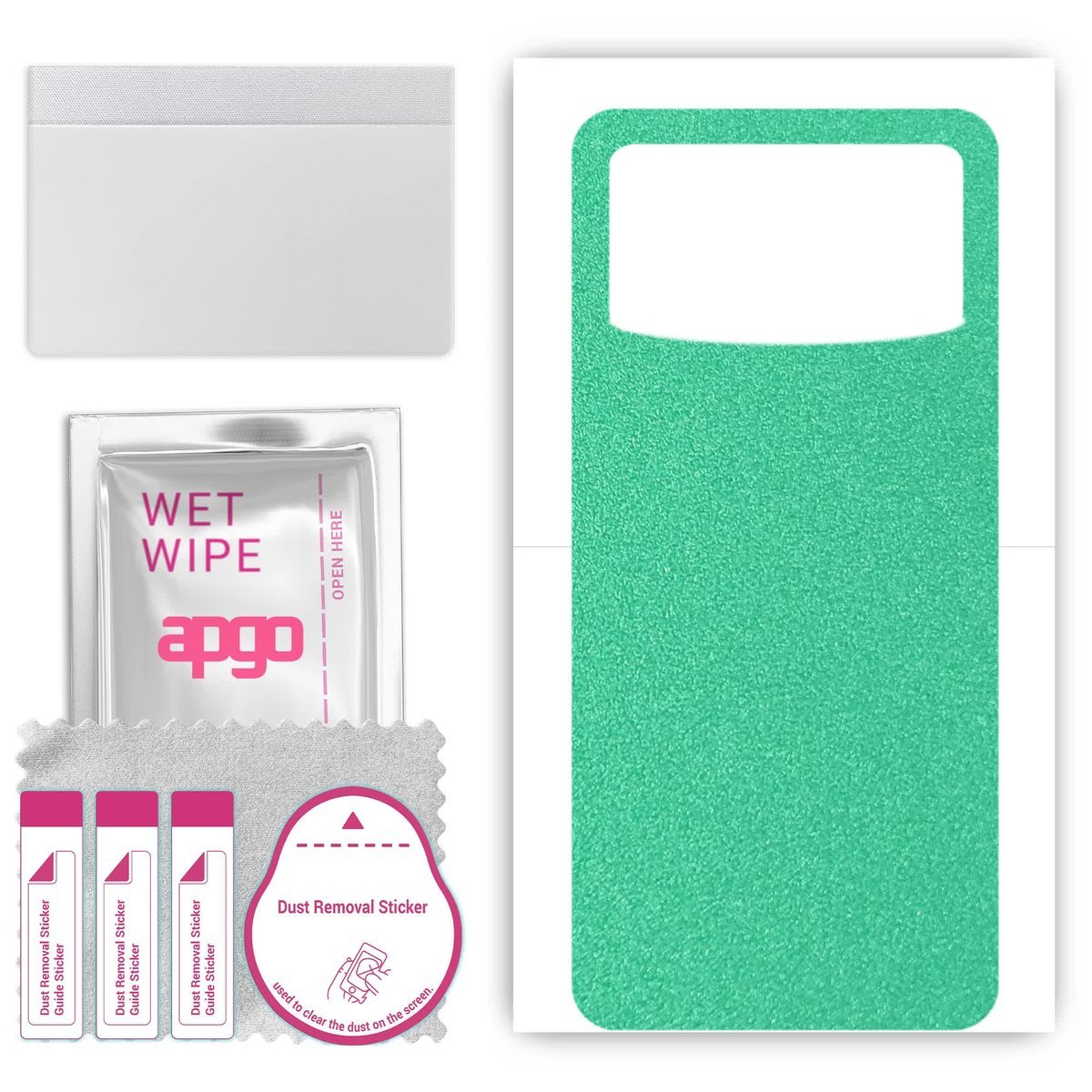 Folia naklejka skórka strukturalna na TYŁ do Xiaomi Mix Fold 4 - Seledynowy Pastel Matowy - apgo SKINS