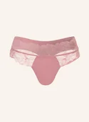 Majtki damskie - Calvin Klein Stringi Perfectly Fit Lace rosa - miniaturka - grafika 1