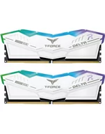 Pamięci RAM - Team Group DDR5 - 32 GB -6200 - CL - 38 Kit, RAM (Kolor: BIAŁY, FF4D532G6200HC38ADC01, Delta RGB) - miniaturka - grafika 1
