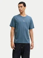Koszulki męskie - Jack & Jones T-Shirt Corp Graphic 12268415 Niebieski Regular Fit - miniaturka - grafika 1