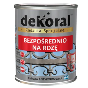 Dekoral Emalia antykorozyjna efekt metaliczny złoty 0,65 l - Farby olejne i specjalne - miniaturka - grafika 1