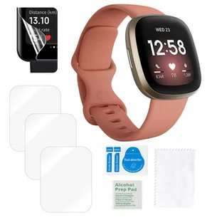 Folia hydrożelowa do FITBIT Versa 3 ochronna na ekran 3 sztuki - Akcesoria do smartwatchy - miniaturka - grafika 1