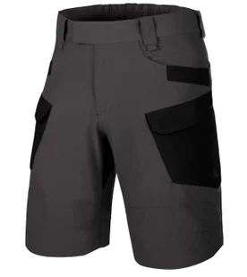 Szorty Helikon-Tex OTS 11" VersaStrecth Lite - Szare/Czarne - Odzież taktyczna i umundurowanie - miniaturka - grafika 1