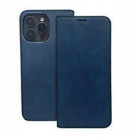 Etui i futerały do telefonów - Kabura magneto Suede do Samsung Galaxy A52 4G / A52 5G / A52S 5G granatowy - miniaturka - grafika 1