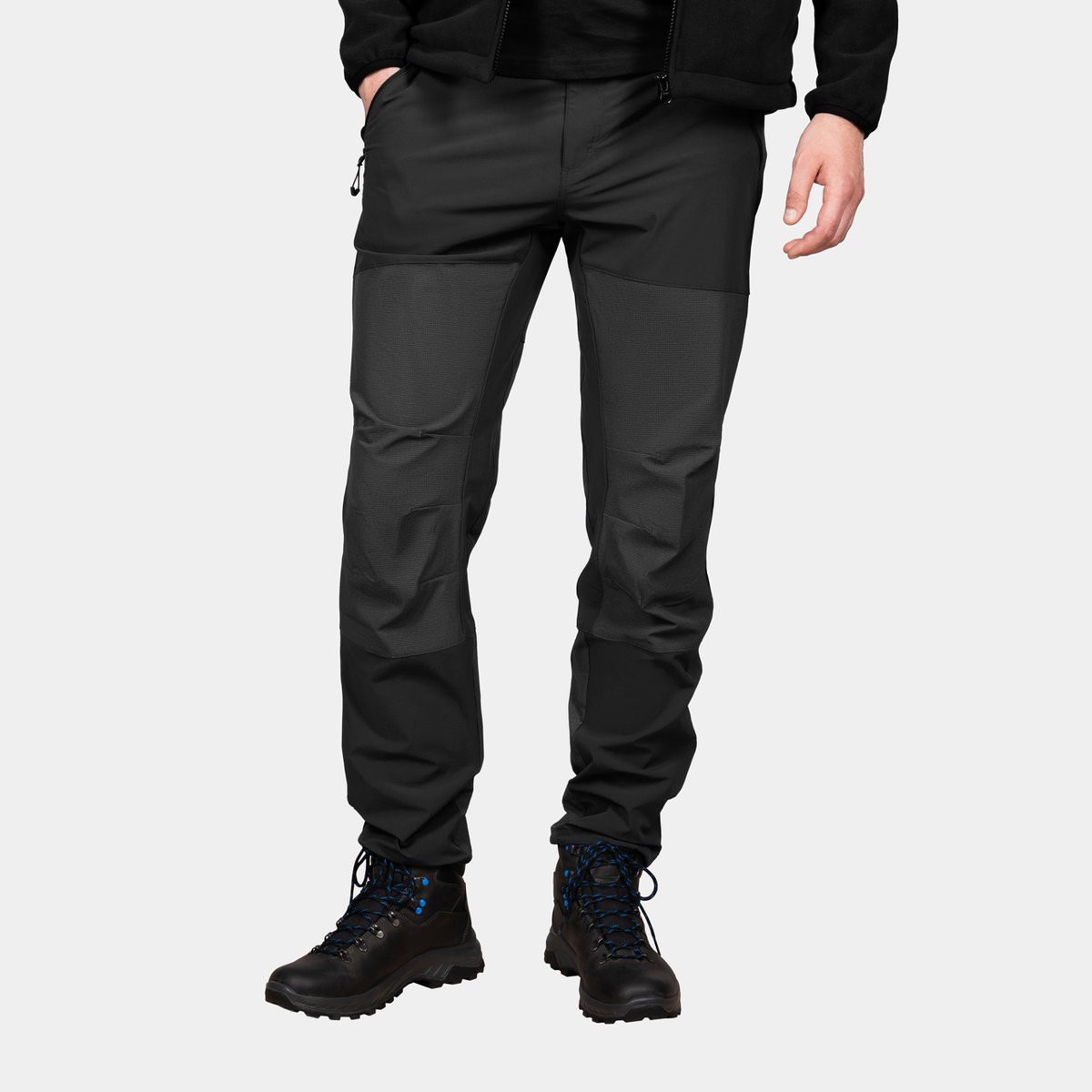 Spodnie trekkingowe Dekan lekkie spodnie, UPF40, szybkoschnące, 4-kierunkowy stretch czarne 2XL