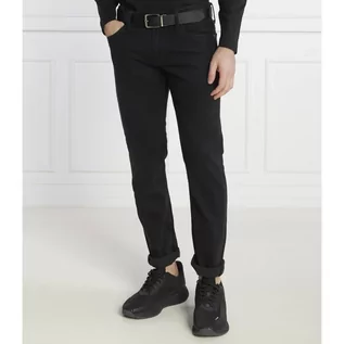 Spodnie męskie - Calvin Klein Jeansy WASHED BLACK | Slim Fit - grafika 1