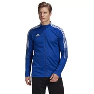 Bluzy sportowe męskie - Adidas, Bluza męska, TIRO 21 Track Jacket GM7320, niebieski, rozmiar S - miniaturka - grafika 1