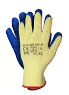 Rękawice robocze - Reis Rękawice robocze powlekane żółto-niebieskie rozm. XL RAWRECODRAGYNXL - miniaturka - grafika 1