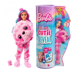 Lalka Barbie Cutie Reveal Leniwiec Kraina Fantazji HJL59 - Lalki dla dziewczynek - miniaturka - grafika 1