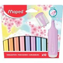 Maped Zakreślacz Classic New Pastel 10 szt. - Przybory szkolne - miniaturka - grafika 1